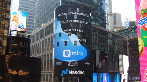 original Miro is named to the 2025 Forbes Cloud 100.