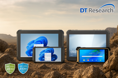 original DT Research’s precision-engineered 6-inch and 8-inch military tactical tablets are built to meet the rigorous requirements of today’s defense forces.