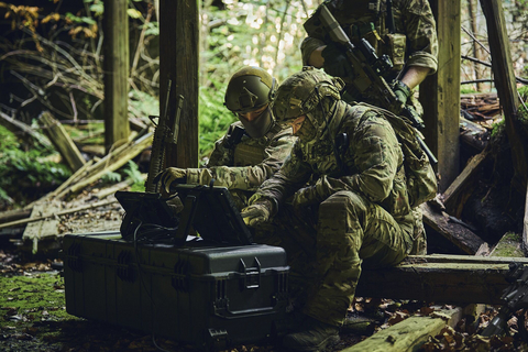 original Soldiers monitor drone operations