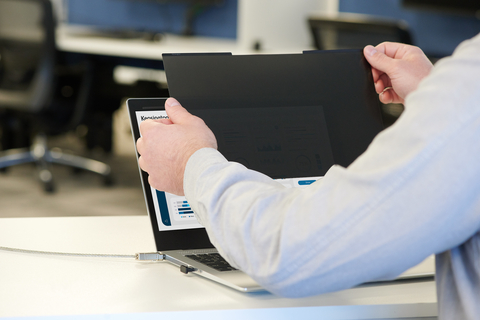 original Kensington’s new High Clarity, Eyesafe® Blue Light, and EQ Privacy Screen Filters for laptops and monitors limit the screen viewing angle to ±30 degrees to protect sensitive information from prying eyes in the office, at home, and everywhere in between. Assembled in the USA, these privacy screen filters are designed to provide peace of mind and increase productivity for IT professionals, office workers, mobile professionals, and consumers in shared households, multi-use environments, and public venues. Simple to install using frameless tab holders or double-sided tape, the new Kensington Privacy Screen Filters are scratch-resistant and military-grade tested to meet durability standards to ensure long-lasting protection. The privacy screens each incorporate an anti-reflective coating to minimize glare and feature a reversible design with a matte side for reduced fingerprints and a glossy side for optimal clarity.
