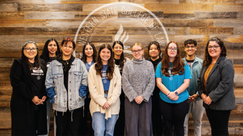 original Students of Western State’s Immigration and Deportation Defense Clinic gather on campus for a group photo.