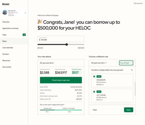 original HELOC Debt Consolidation