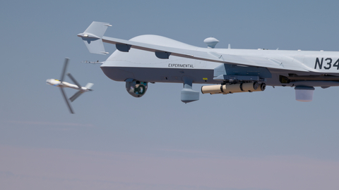 original AV’s Switchblade 600 Air-launched from General Atomics’ MQ-9A [Credit: GA-ASI]