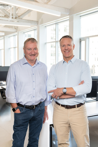 original Lewis Black, Q4 CEO (left), and Darrell Heaps, Q4 Chairman and Chief Strategy Officer (right)