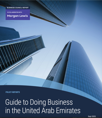 original U.S.-U.A.E. Business Council and Morgan Lewis "Guide to Doing Business in the U.A.E."