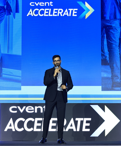 thumbnail Gokul Bajaj, Country Head, UAE, Cvent addressing the attendees at 2025 Cvent Accelerate Dubai