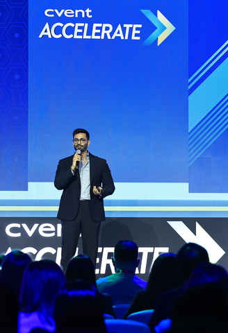 thumbnail Gokul Bajaj, Country Head, UAE, Cvent addressing the attendees at 2025 Cvent Accelerate Dubai