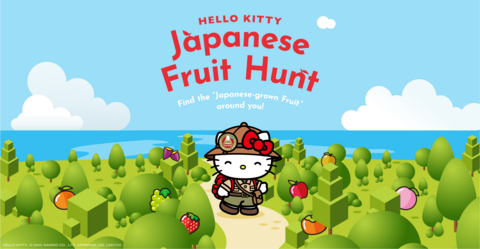 original “Hello Kitty’s Japanese Fruits Hunt” – Main Visual