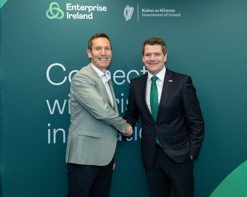 original From left to right: Mark Rohan, Co-Founder and Chief Operating Officer, Klearcom and Minister for Enterprise, Tourism and Employment Peter Burke TD