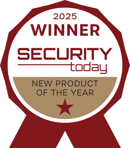 original Hirsch Velocity Central Wins 2025 Security Today New Product of the Year