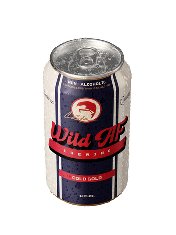 thumbnail Wild AF “Cold Gold” — is a crisp, golden style brew with a hint of citrus, toasted malt, and a clean finish.