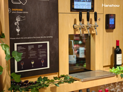 thumbnail Wine Tasting Zone with Hanshow's ESL