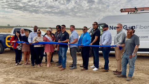 original unWired Broadband cuts the ribbon on their NextGen Fiber network in Wasco, CA.