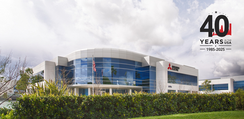 original Mitsubishi Electric Elevator and Escalator Division headquarters in Cypress, California - home to 40 years of innovation, quality and customer-first service in the U.S.