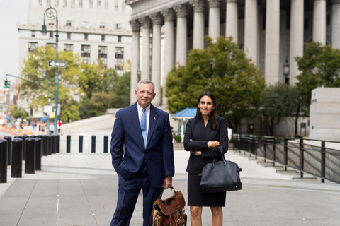original Michael Bowe and Lauren Tabaksblat, Founding Partners of Brithem LLP (Photo Credit: Maggie Yurachek Photography)