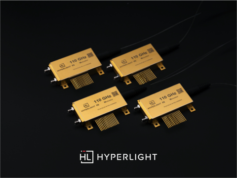 thumbnail Product family of HyperLight’s 110 GHz IQ modulators