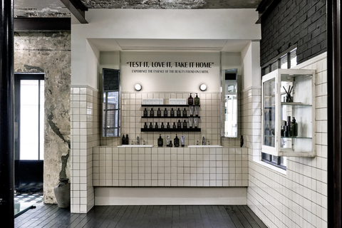 thumbnail The flagship store is organized into three zones—a test area for hair and body care, a home fragrance zone, and a gift zone. (Photo: Monclos)