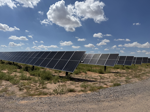 original Milagro Energy Center in Santa Teresa, New Mexico is a 150 MW solar project paired with a 300 MWh battery energy storage system.