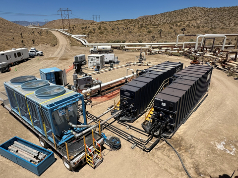 XGS Energy geothermal demonstration at the Coso geothermal field in California