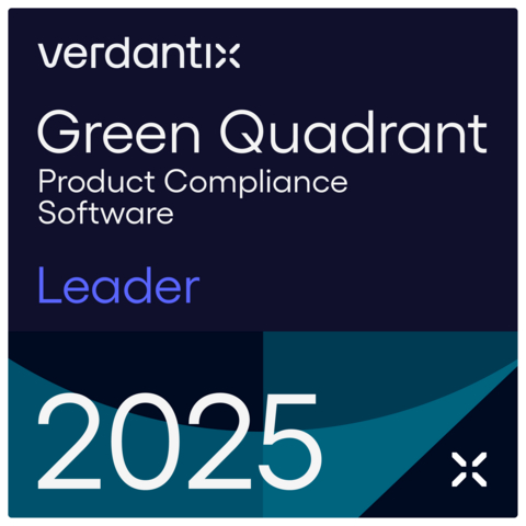 original 3E Verdantix Green Quadrant Product Compliance Software Leader