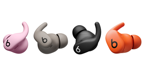 thumbnail Powerbeats Fit is available to order starting today in Power Pink, Gravel Gray, Jet Black, and Spark Orange.
