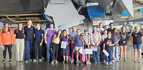 thumbnail Participants toured aircraft hangars at Wilmington Air Park.