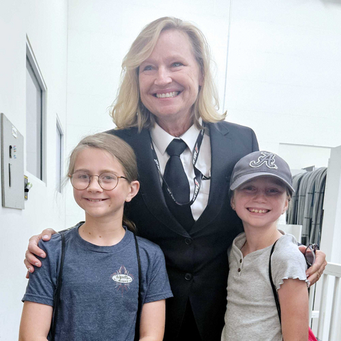 thumbnail Attendees met and learned from women who work in aviation, such as ABX Air First Officer Jami Rotello.