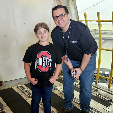 thumbnail Cargo Aircraft Management Contract Specialist Michael Feltis and his daughter enjoyed the event.