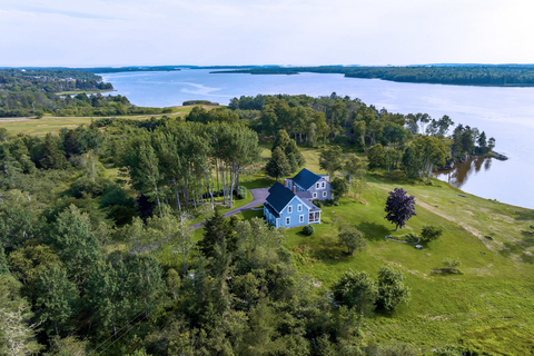 original Seaberry Landing, a coastal community: Oceanfront and ocean view property for sale in Jonesport, ME.
