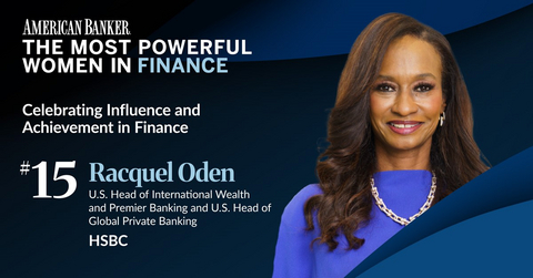 original HSBC proudly announces that Racquel Oden has been named one of American Banker’s 2025 Most Powerful Women in Finance.