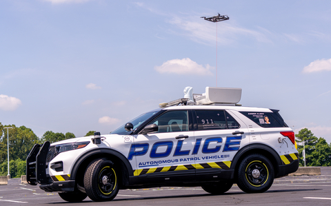 original The nation’s first autonomous patrol vehicle, known as the Police Unmanned Ground vehicle (PUG) Patrol Partner