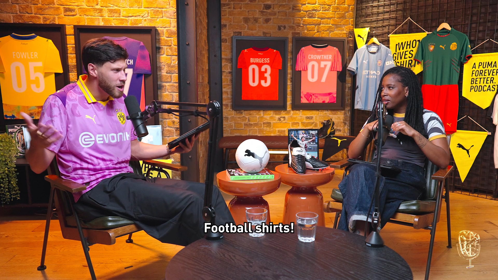 thumbnail PUMA launches Who Gives a Shirt, a new five-part podcast series hosted by former professional footballer Jack Fowler and content creator Kimberley Cumberbatch. 