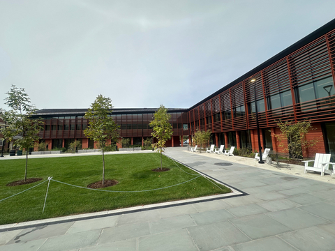 original Living Village Complex featuring the Carol B. Bauer Hall at Yale Divinity School Campus