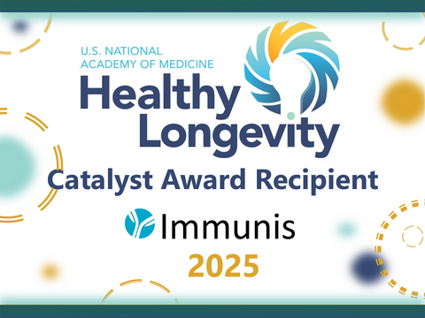 thumbnail Immunis Inc. was one of 15 teams to receive a 2025 National Academy of Medicine Healthy Longevity Catalyst Award. The project titled "Reversing Muscle Atrophy and Metabolic Decline with Multi-active Secretomes" is lead by Immunis' Chairman, Dr. Hans Keirstead.