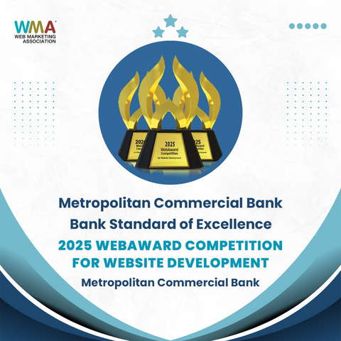 original Metropolitan Commercial Bank - Bank Standard of Excellence 2025