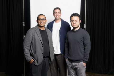 original 图（从左至右）：Heidi联合创始人Waleed Mussa（首席财务官）、Thomas Kelly博士（首席执行官）和Yu Liu（首席技术官）。