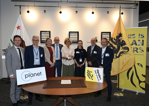 original Leadership from Planet and VITO during a visit of the Belgian Economic Mission to Planet’s San Francisco headquarters on October 6, 2025.