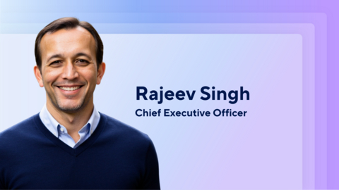 original Rajeev Singh named Chief Executive Officer of Smartsheet.