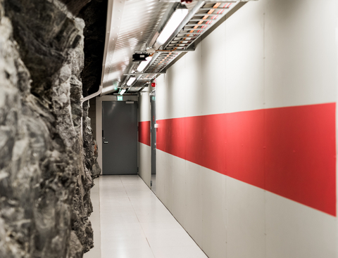 original Pori Data Center Tunnel Corridor