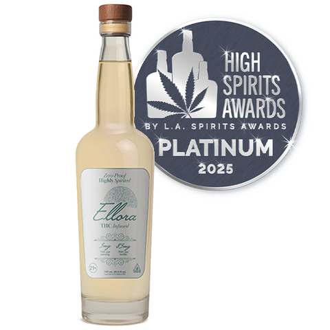 thumbnail Award-winning and hangover-free — Ellora by Crescent Canna just took home a Platinum Medal at the 2025 High Spirits Awards for its standout flavor, craftsmanship and innovation in the fast-growing non-alcoholic THC beverage category. Crafted in New Orleans, this zero-proof THC spirit delivers the sophistication of fine liquor with the smooth fast-acting lift of hemp-derived Delta-9 THC—no alcohol required. Each 750 mL bottle offers 85 mg THC (5 mg per serving) with bright botanical notes of lemon verbena, blue agave and floral citrus. Designed to be enjoyed neat, on the rocks or in luxury mocktails, Ellora is vegan, natural and gluten-free, setting a new standard for the sober-curious hangover-free lifestyle.