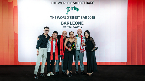 original Bar Leone Recognized as The World’s Best Bar 2025 in Hong Kong (Credit: 50 Best)