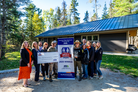 As this year’s winner, Bear Head Lake State Park’s restrooms earned a prize package that includes a Cintas UltraClean® restroom cleaning service, $2,500 in Cintas products and services for restroom cleaning or facility management and an honored place in America’s Best Restroom Hall of Fame.