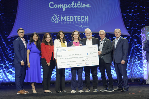 original Armor Medical received the $350,000 non-dilutive Grand Prize in the Early-Stage Competition.