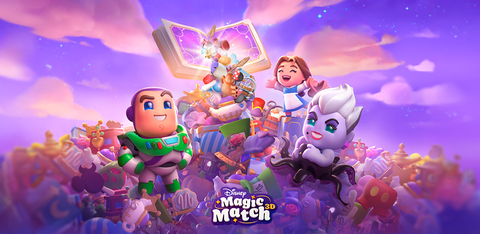original Leading entertainment studio Jam City launches the casual mobile game Disney Magic Match 3D in collaboration with Disney and Pixar Games. Solve challenging 3D pile puzzles, collect Disney and Pixar items and charming characters, and explore enchanted worlds in this cozy, relaxing game. Disney Magic Match 3D is now available for download in the App Store and Google Play. 