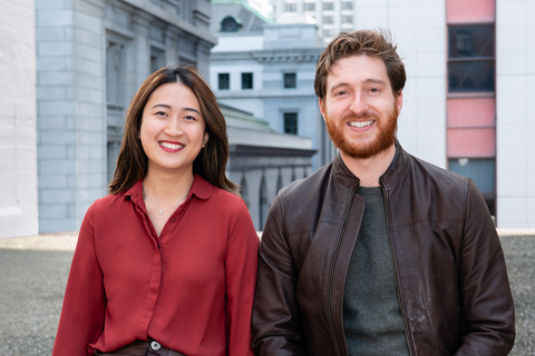original Flint co-founders, CEO Michelle Lim (left), and CTO Max Levenson (right).