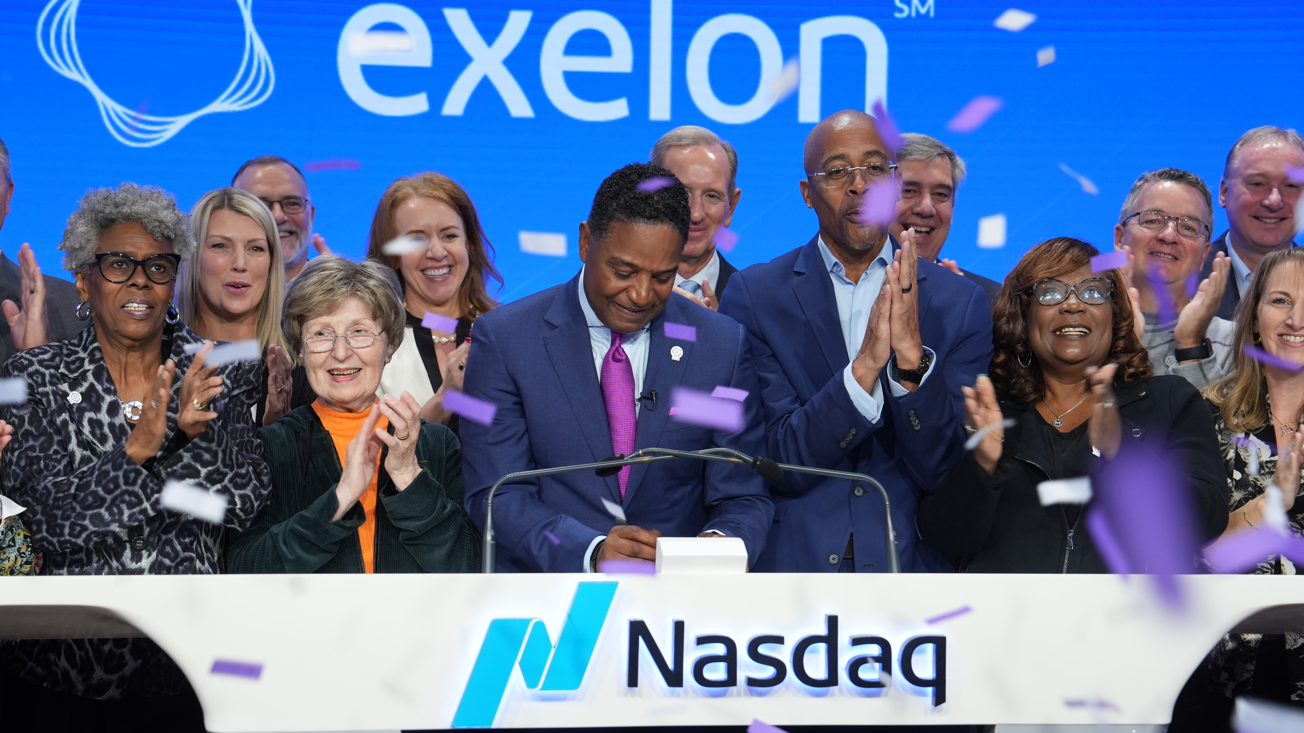 Exelon Rings Nasdaq Opening Bell to Celebrate 25 Years of Impact,  Innovation, and Community Commitment