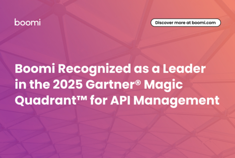 original Boomi Recognized as a Leader in the 2025 Gartner® Magic Quadrant™ for API Management