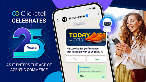 original Clickatell celebrates 25 years of innovation as it enters the age of agentic commerce, where customers text you, and a supervised autopilot finishes the job inside the same chat thread.