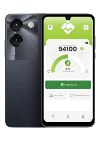 original The Moolah M1 features a 6.75” HD+ display, a powerful 5000mAh battery, and runs on Moolah OS—built on Android with integrated earning and security tools. It delivers reliable coverage through AT&T’s nationwide network and comes with simple, no-contract plans.