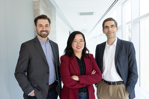 original Founders of MIT-spinout Vertical Semiconductor: Dr. Josh Perozek, Cynthia Liao, and Professor Tomás Palacios.